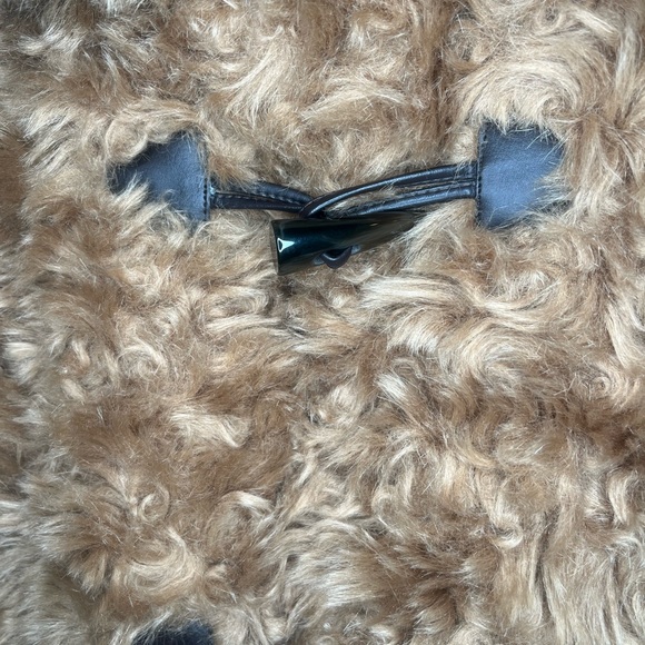 Avec Les Filles Brown Teddy Jacket with Toggle Closures XS - Picture 3 of 10